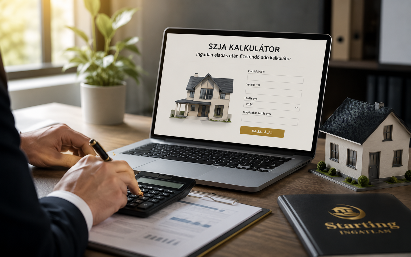INGATLAN ELADÁS UTÁNI SZJA KALKULÁTOR 2026! borítókép